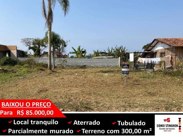 #644 - Terreno para Venda em Balneário Barra do Sul - SC